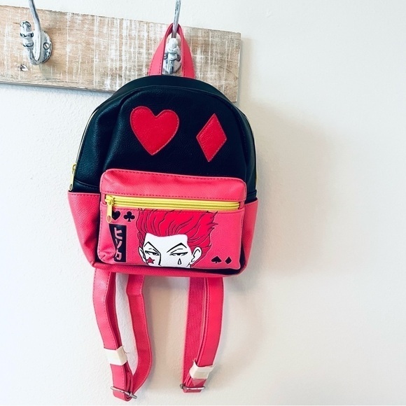 NWT Hunter x Hunter Hisoka Morow Mini Backpack β Anime & Manga Fan Must-Have! π - Picture 3 of 12